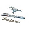 Image 1 : 3 Vintage Car Emblems: Mustang, Ranger, Packard