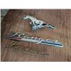 Image 2 : 3 Vintage Car Emblems: Mustang, Ranger, Packard