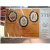 Image 9 : Four Green Vinyl Upholstered Chairs and Creative Circle Embroidery Kit
