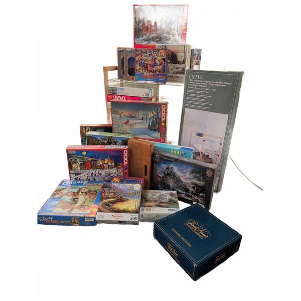 Board Games, Jigsaw Puzzles w/ ESTLE 4-Tier Shoe Rack