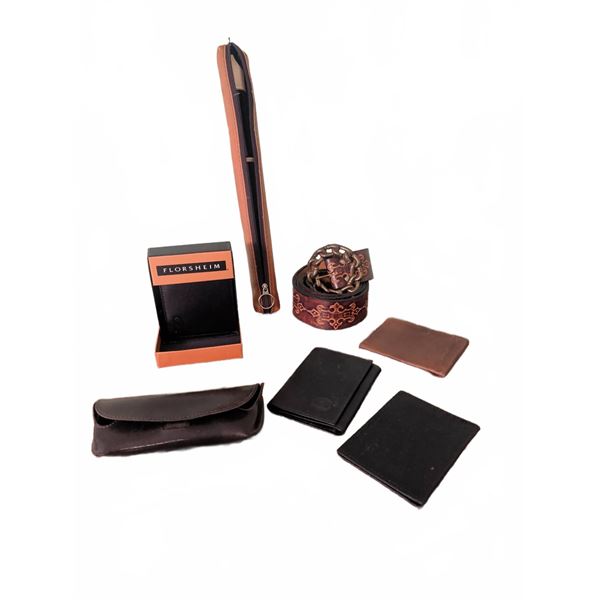 Leather Wallets, Florsheim Wallet, Belts, Recorder, Case