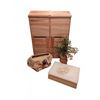 Image 1 : Lot: Alabaster Box, Trinket Box, Beaded Tree, Ceramic Cup, Candle