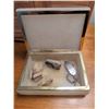 Image 9 : Lot: Alabaster Box, Trinket Box, Beaded Tree, Ceramic Cup, Candle