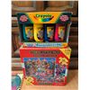 Image 3 : Children's Book Lot with Crayola Paint, Puzzle, and Mixed Toys