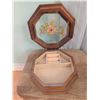 Image 8 : Decor Lot with Wooden Stool, Ceramic Jar, and Accessories