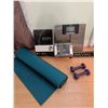 Image 5 : Home Fitness Bundle: Yoga Mat, New Skechers Shoes, Scale, Weights