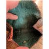 Image 10 : Lot: Handbags, Carved Trinkets, Leather Wallets, Scarves, Beads