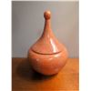 Image 11 : 3 Ceramic Pieces: Leaf Bowl, Vase, and Lidded Jar