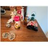 Image 8 : Decorative Figurines, AVON Cologne Vessels Candleholder, Pipe, and Hardware Lot