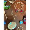Image 10 : Costume Jewellery Lot Including Necklaces, Earrings, Pins