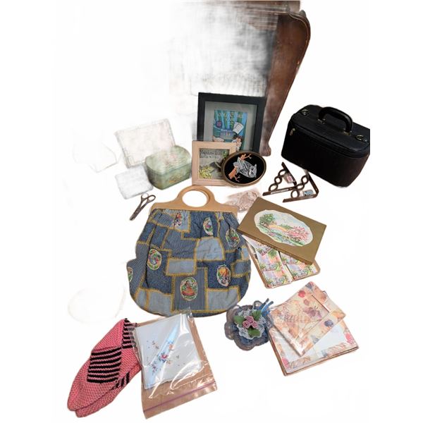 Crafting, Needlework, and Stationery Lot