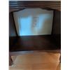 Image 7 : Wooden End Table with Open Shelf and Side Magazine Racks