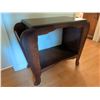 Image 8 : Wooden End Table with Open Shelf and Side Magazine Racks