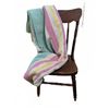 Image 1 : Wool Striped Blanket w/ Antique Spindle Chair