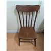 Image 4 : Wool Striped Blanket w/ Antique Spindle Chair