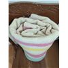 Image 8 : Wool Striped Blanket w/ Antique Spindle Chair