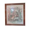 Image 1 : Framed Embroidery Artwork Dated March 1966