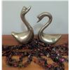Image 5 : 4 Solid Brass Swan Ornaments, Made in Korea