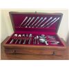 Image 1 : Birks Regency Plate Stainless Steel Flatware Set with Chest