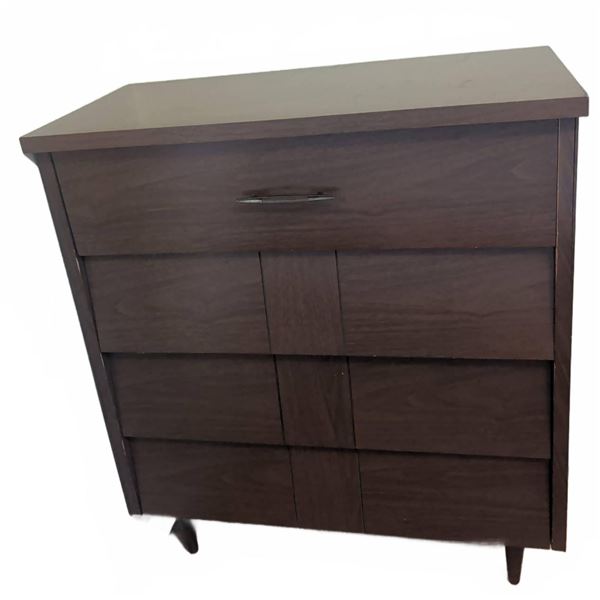 Wooden Chest of Drawers with Contents Included