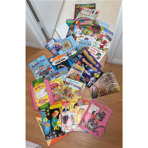 Children's Activity and Story Books Lot