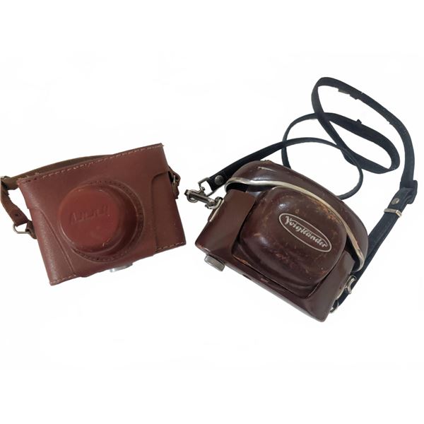 Voigtländer Vito CL and Anny 44 Cameras with Cases
