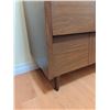 Image 6 : Six-Drawer Wood Dresser with Mirror and Metal Pulls
