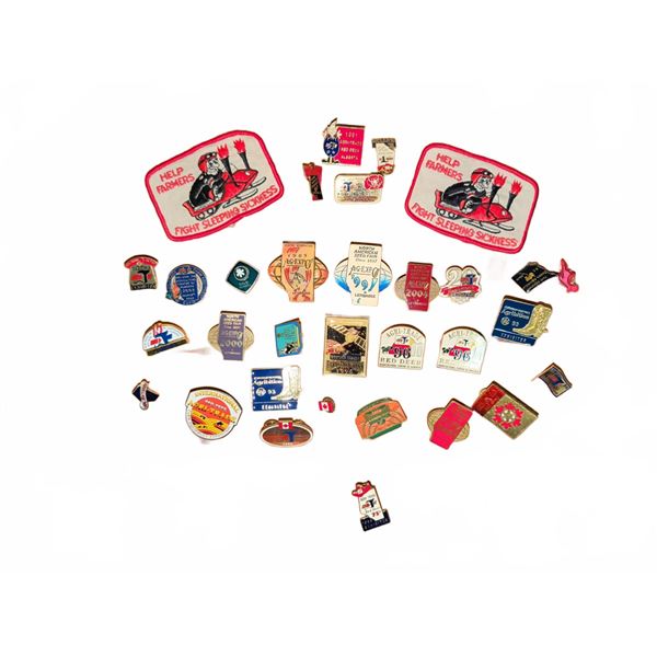 Agricultural Show Patches and Pinback Button Collection