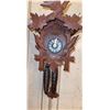 Image 2 : Wooden Cuckoo Clock with Leaf and Bird Design, 32" Long