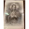 Image 3 : Framed Sacred Heart of Jesus Print in French, Consecration Certificate
