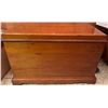 Image 1 : Wooden Storage Chest With Hinged Lid