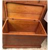 Image 4 : Wooden Storage Chest With Hinged Lid