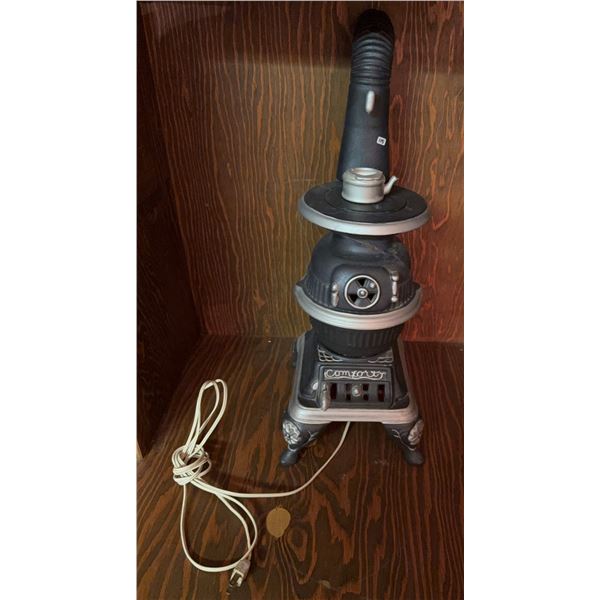 Comfort Miniature Electric Cast Iron Stove Lamp