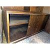 Image 6 : Plywood Bookcase and Storage Cabinet Unit with Sliding Doors