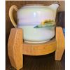 Image 7 : Decorative Collectibles Including Hand Painted Ceramic Ducks, Glass Art Vase, and Mortar &