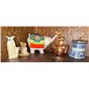 Image 2 : Ceramic and Glass Figurines and Containers Lot