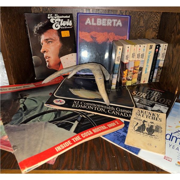 Canadian History Books, Magazines, and Collectibles Lot