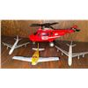 Image 1 : Diecast Airplane and Helicopter Toy Lot
