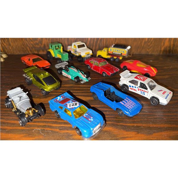Diecast Toy Cars Assortment, 12 Pieces, Mixed Brands