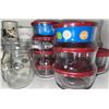 Image 3 : Ceramic Mugs and Glass Storage Containers
