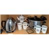 Image 1 : Hamilton Beach Slow Cooker, Electric Kettle, Tim Hortons Coffee Mugs and Teapot