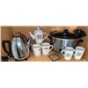 Image 2 : Hamilton Beach Slow Cooker, Electric Kettle, Tim Hortons Coffee Mugs and Teapot