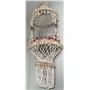 Image 2 : Hanging Decorative Basket with Shell Beadwork