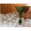 Image 4 : Glass Pitcher and Tumbler Set with Elk Motif and Assorted Stemware