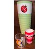 Image 4 : Vintage Coupons, Tins, Glass, and Egg Cup