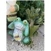 Image 3 : Garden Gnome, Frog Statue, Planter and Watering Can Set