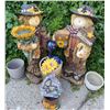Image 1 : Scarecrow Garden Decorations with Planters and Watering Orbs
