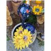 Image 3 : Scarecrow Garden Decorations with Planters and Watering Orbs