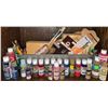 Image 2 : Acrylic Paints and Art Supplies