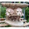 Image 3 : Garden Planters, Animal Motif Pedestal, and Patio Umbrella Group